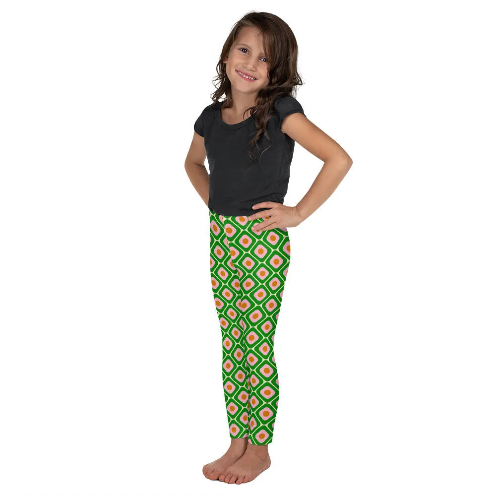 70s Retro Pattern Kid's Leggings