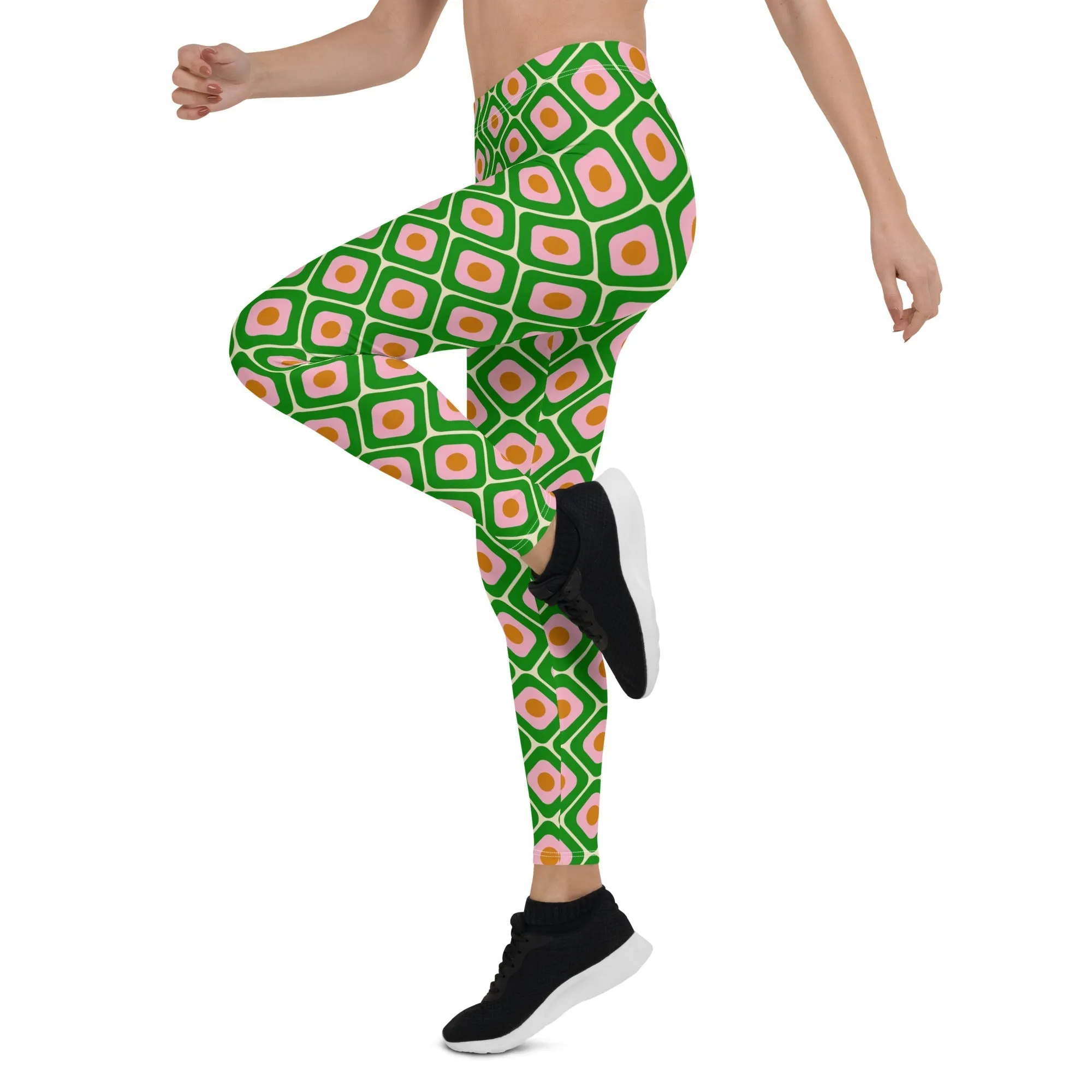 70s Retro Pattern Leggings