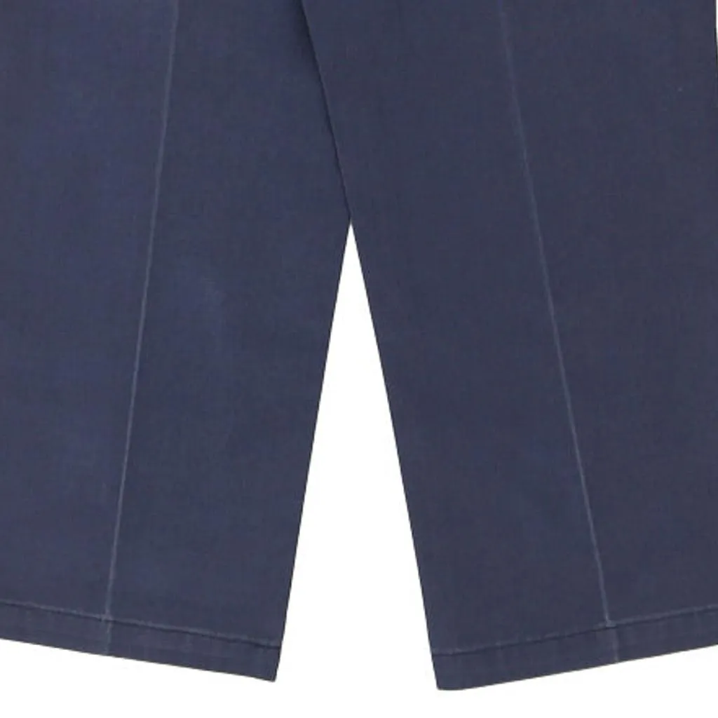 874 Dickies Trousers - 36W 29L Navy Cotton Blend