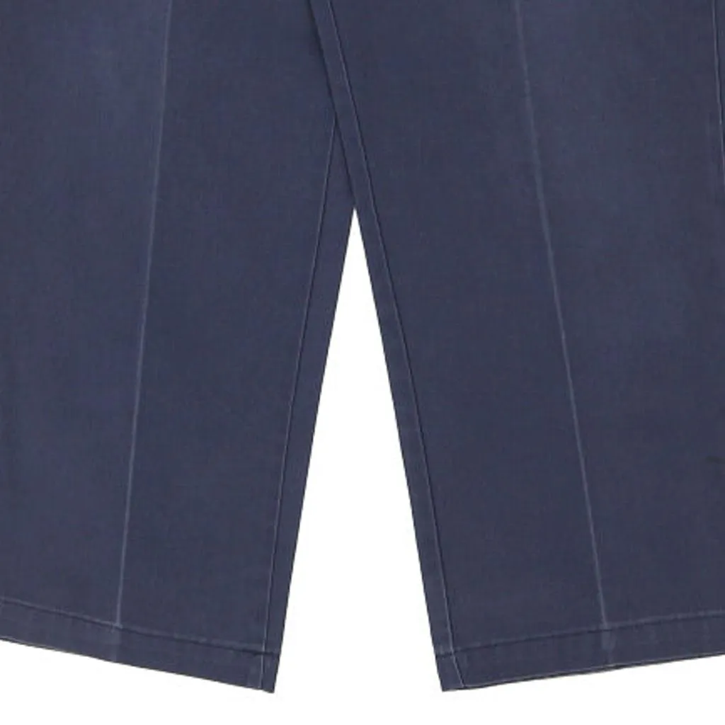 874 Dickies Trousers - 36W 29L Navy Cotton Blend