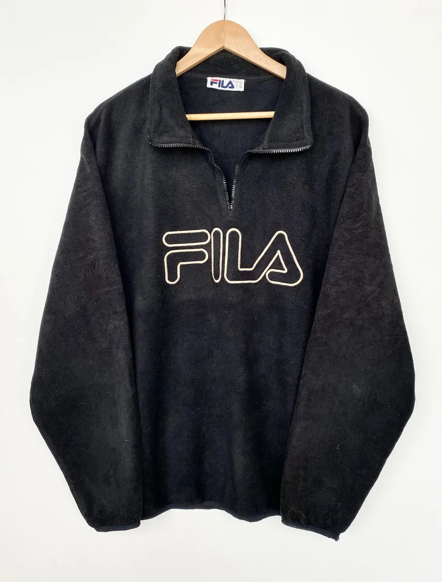 90s Fila 1/4 zip fleece (XL)