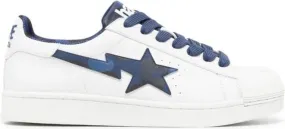 A BATHING APE Skull STA logo-print sneakers Blue