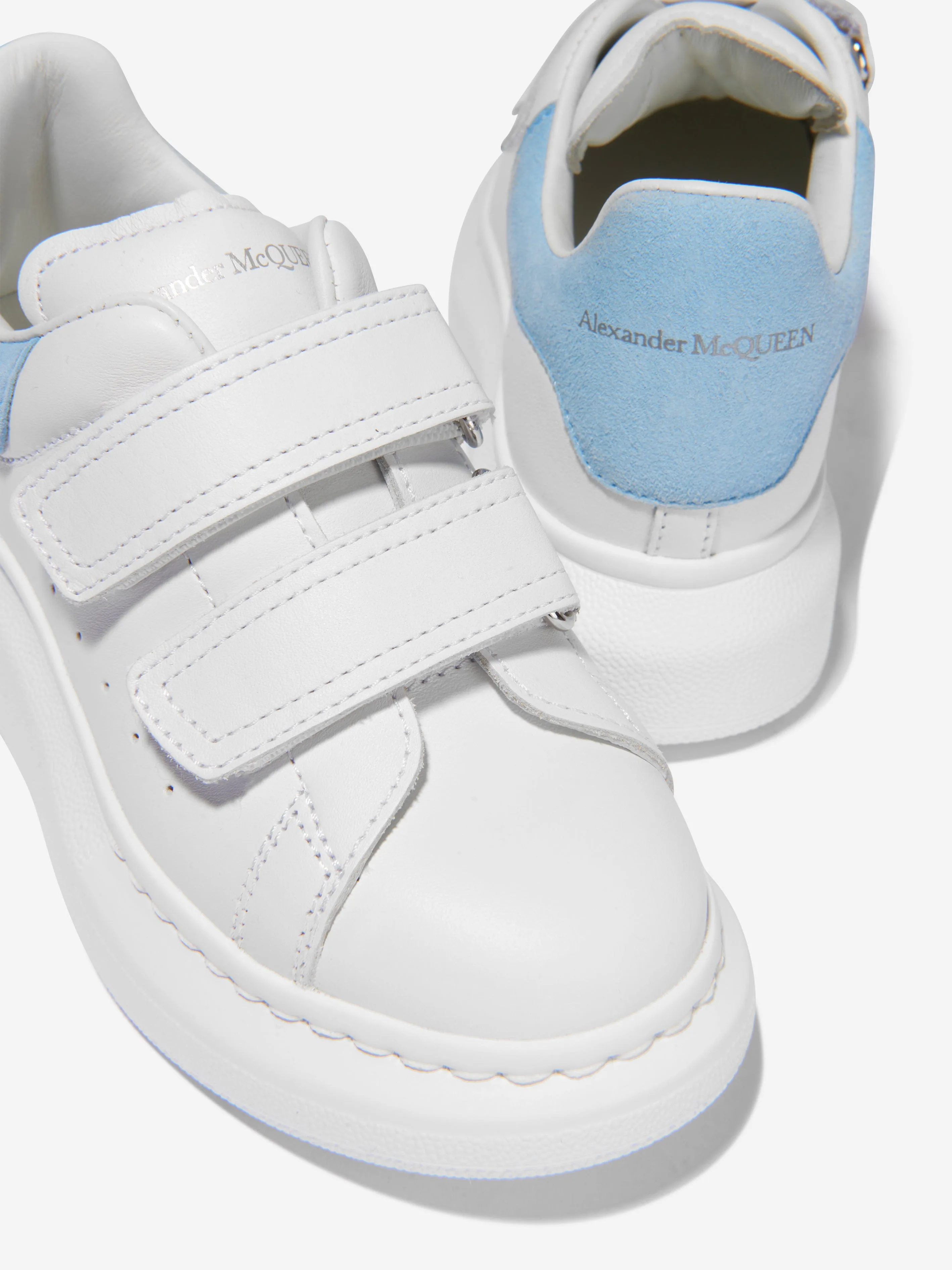 Alexander McQueen - Kids Leather Velcro Strap Chunky Trainers | Childsplay Clothing