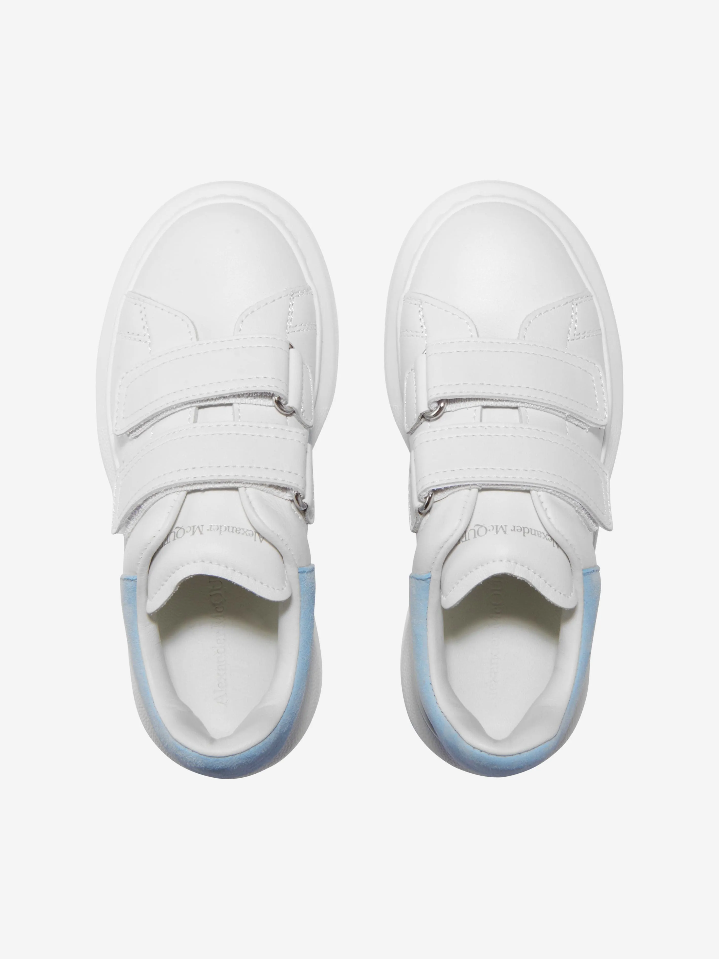 Alexander McQueen - Kids Leather Velcro Strap Chunky Trainers | Childsplay Clothing