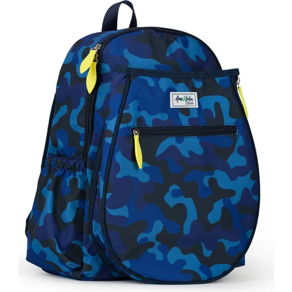 Ame & Lulu Big Love Tennis Backpack, Navy Camo