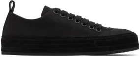 Ann Demeulemeester Black Denim Gert Sneakers