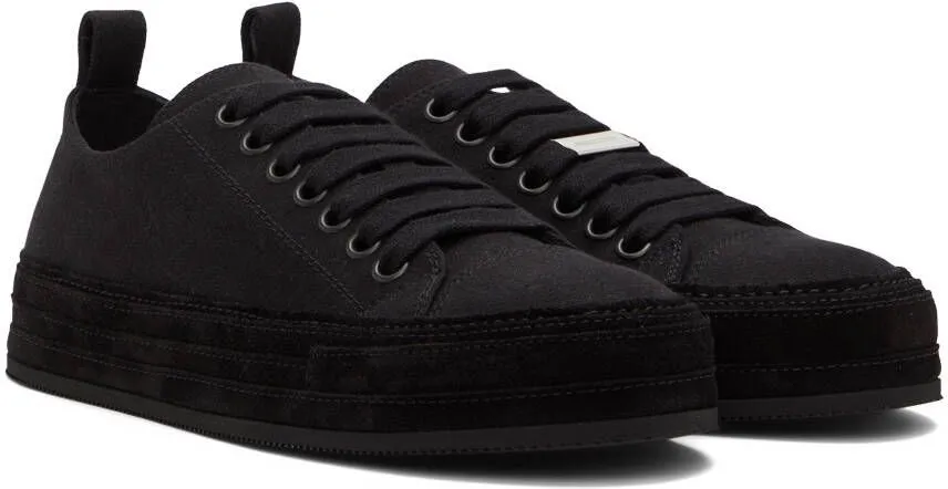 Ann Demeulemeester Black Denim Gert Sneakers