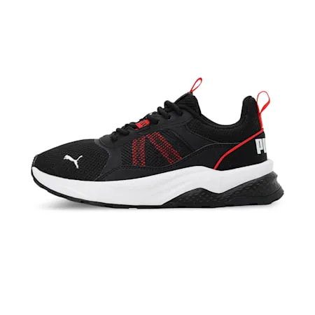 Anzarun 2.0 Trainers Youth | PUMA Black-For All Time Red-PUMA White | PUMA SHOP ALL PUMA | PUMA 