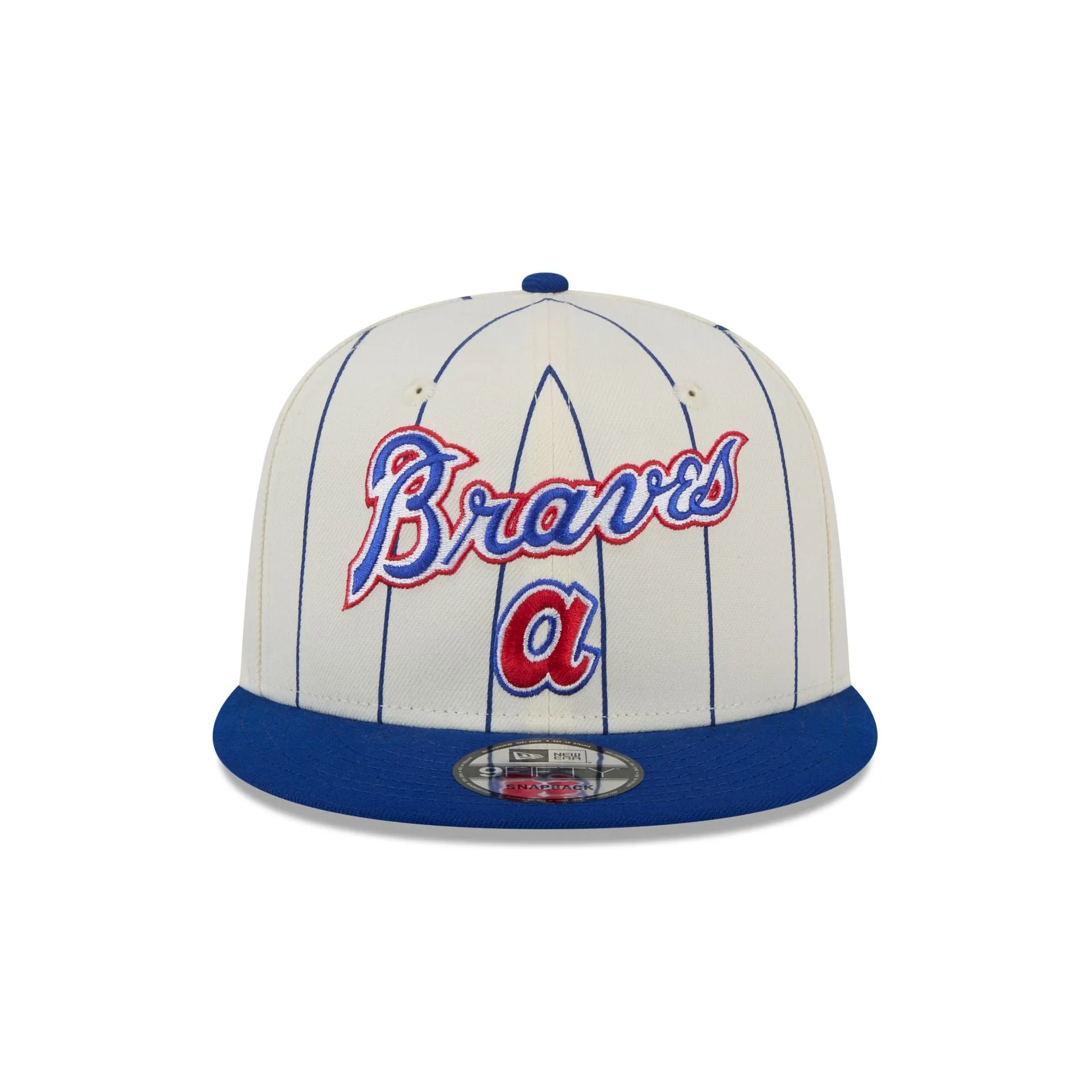 Atlanta Braves Jersey Pinstripe 9FIFTY Snapback Hat