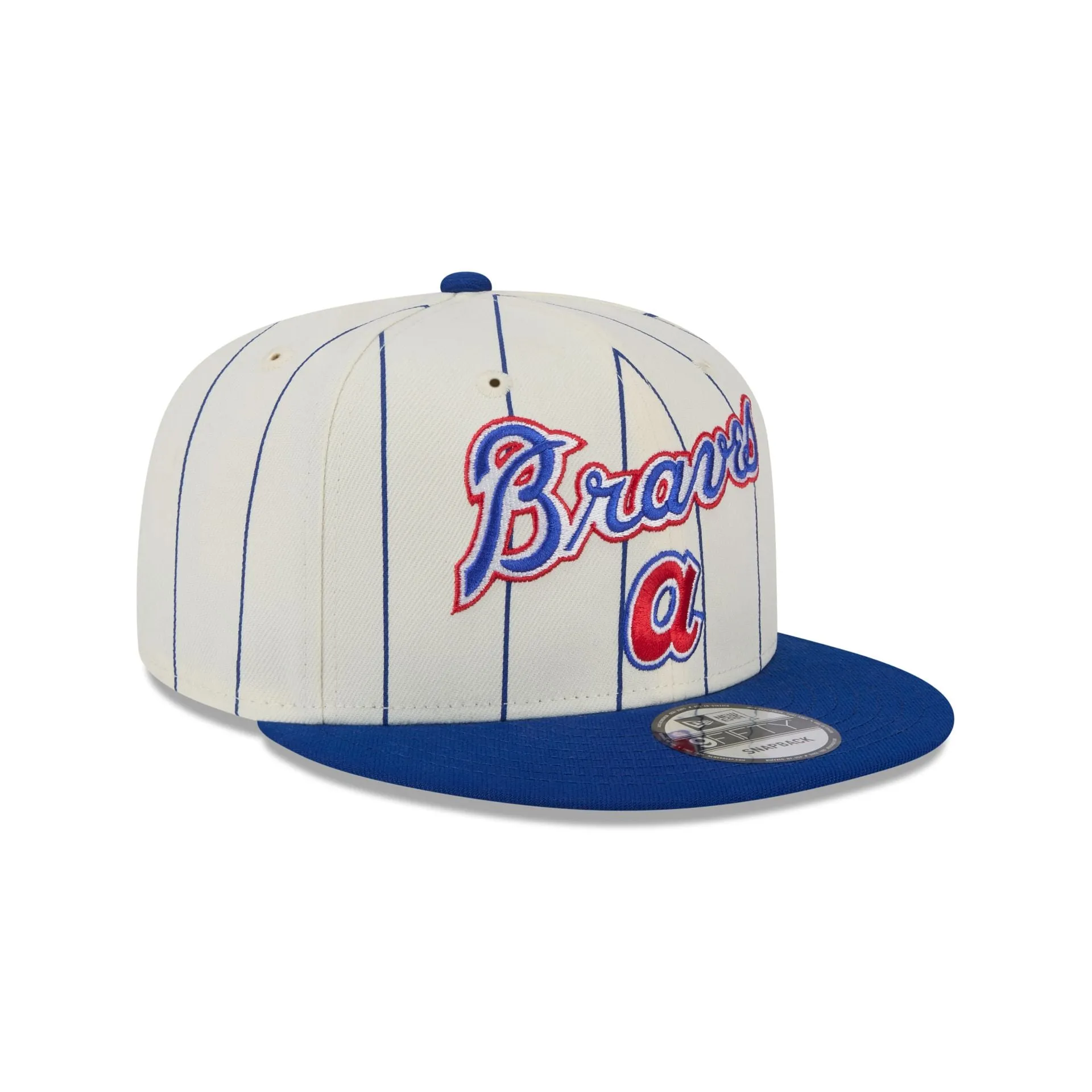 Atlanta Braves Jersey Pinstripe 9FIFTY Snapback Hat