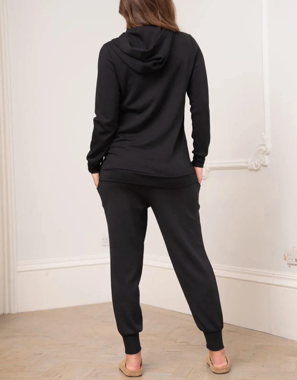 Atticus | Modal Blend Black Maternity Joggers