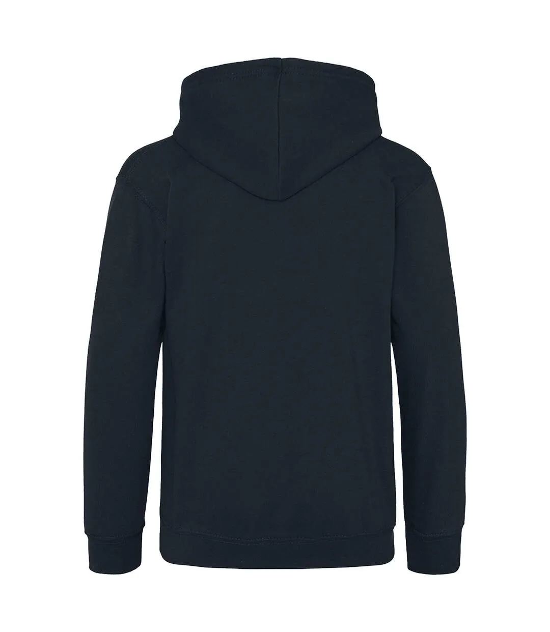 Awdis Mens Varsity Hooded Sweatshirt / Hoodie / Zoodie (New French Navy/Fire Red) - UTRW182