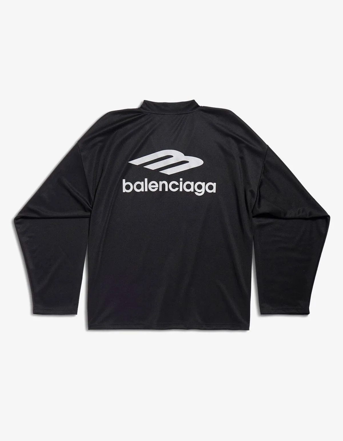 Balenciaga Black 3B Sports Icon Ski Long Sleeve Large T-Shirt