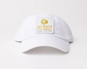 Baseball Hat- White (gold patch)