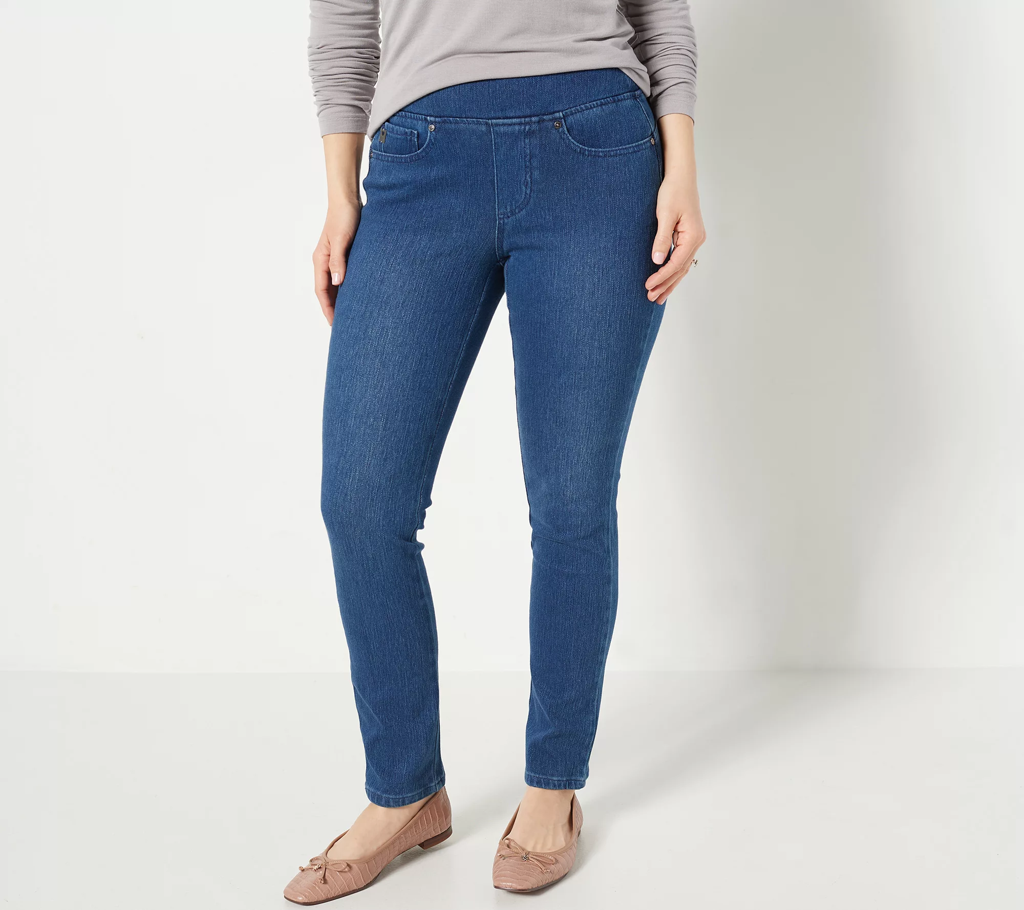 Belle by Kim Gravel Regular Flexibelle Belle Curve Slim-Leg Jeans