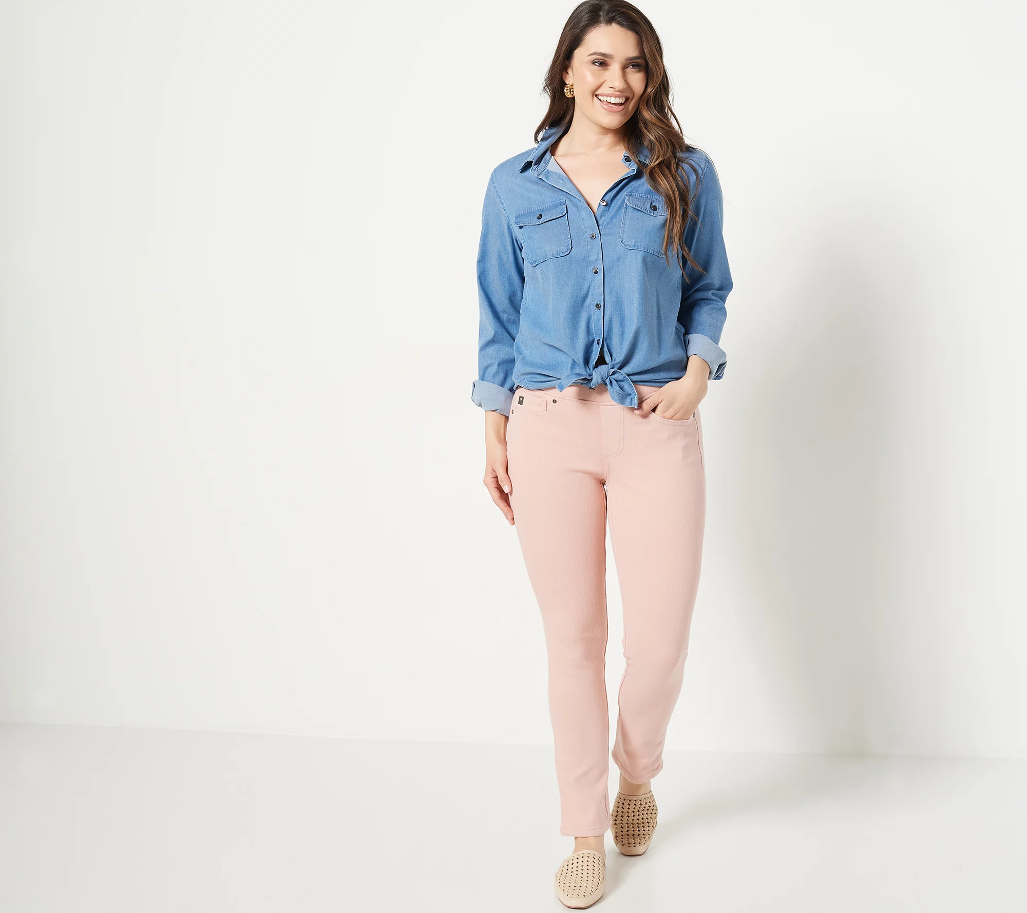 Belle by Kim Gravel Regular Flexibelle Belle Curve Slim-Leg Jeans