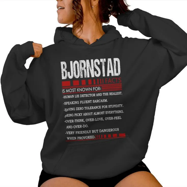 Bjornstad Name Facts Last Name Bjornstad Name Facts Family Name Women Hoodie