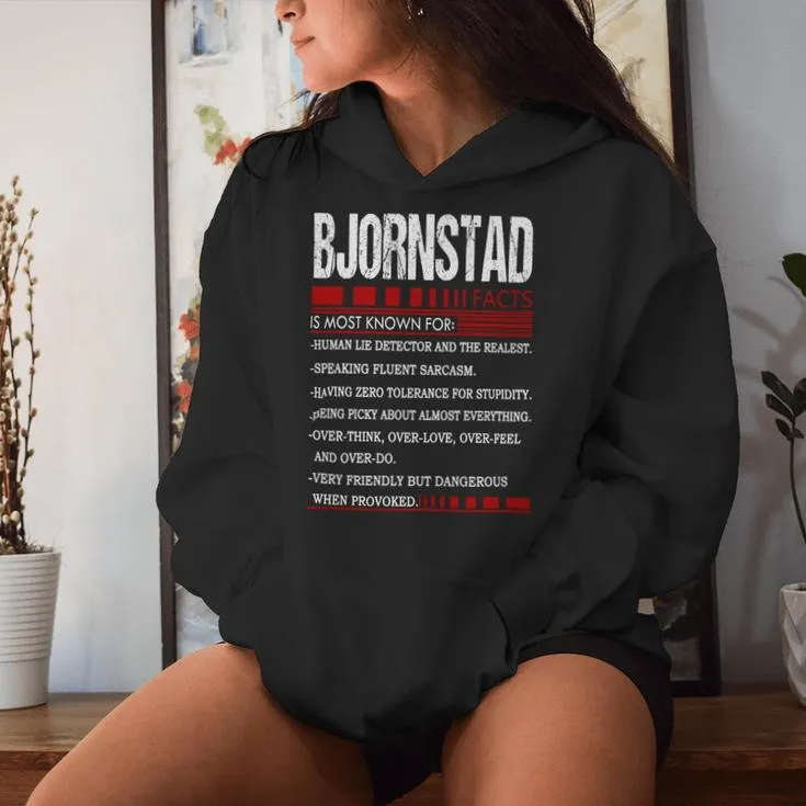 Bjornstad Name Facts Last Name Bjornstad Name Facts Family Name Women Hoodie