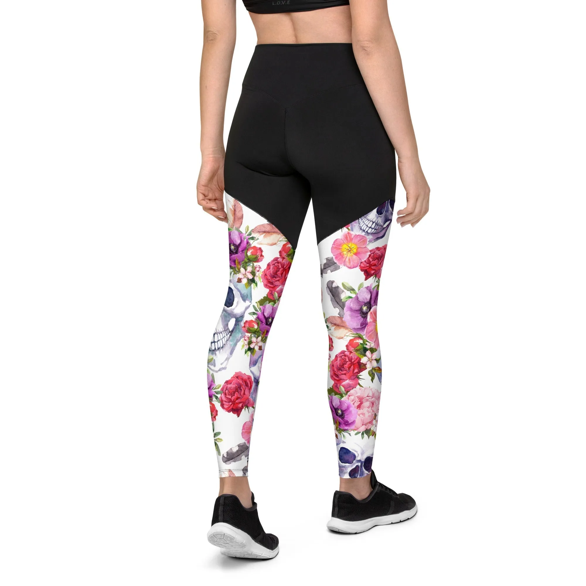 Boho Skull Compression Leggings