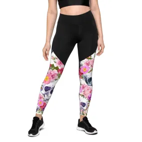 Boho Skull Compression Leggings