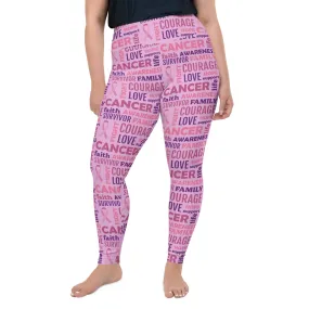 Breast Cancer Awareness Plus Size Leggings