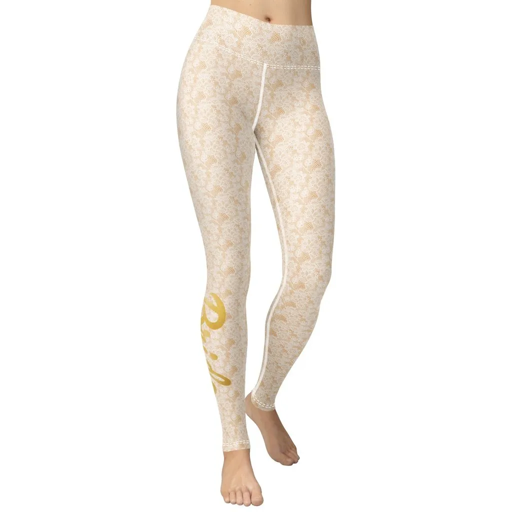 Bride Yoga Leggings