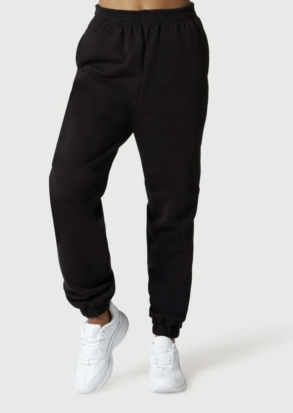 Bring It On Black Cotton Joggers - Clearance Final Sale