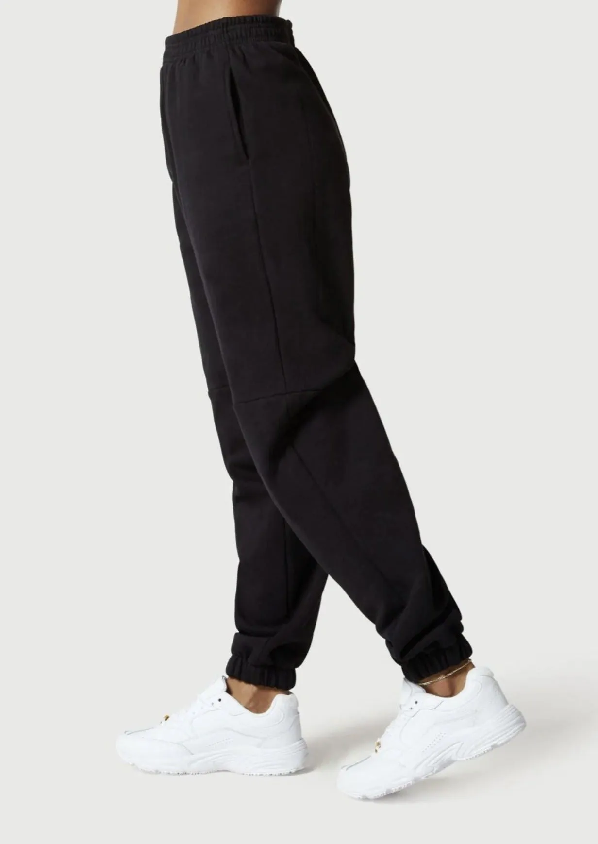 Bring It On Black Cotton Joggers - Clearance Final Sale