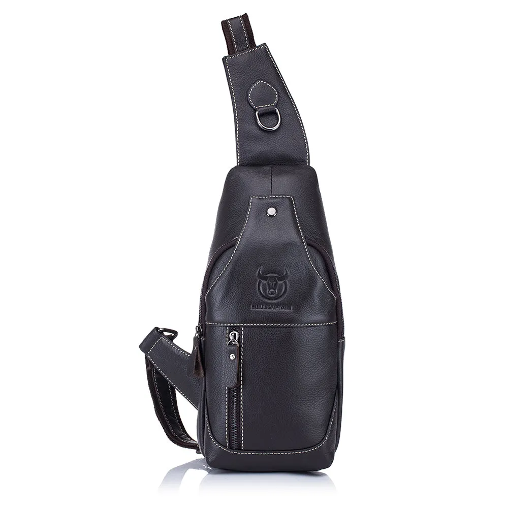 BULLCAPTAIN Genuine Leather Backpack