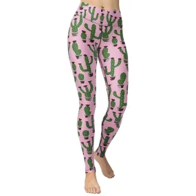 Cactus Love Yoga Leggings