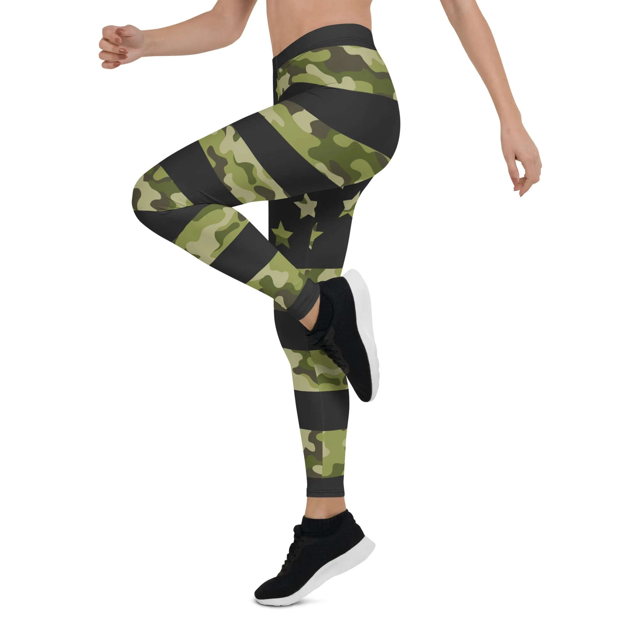 Camo Patriotic Leggings