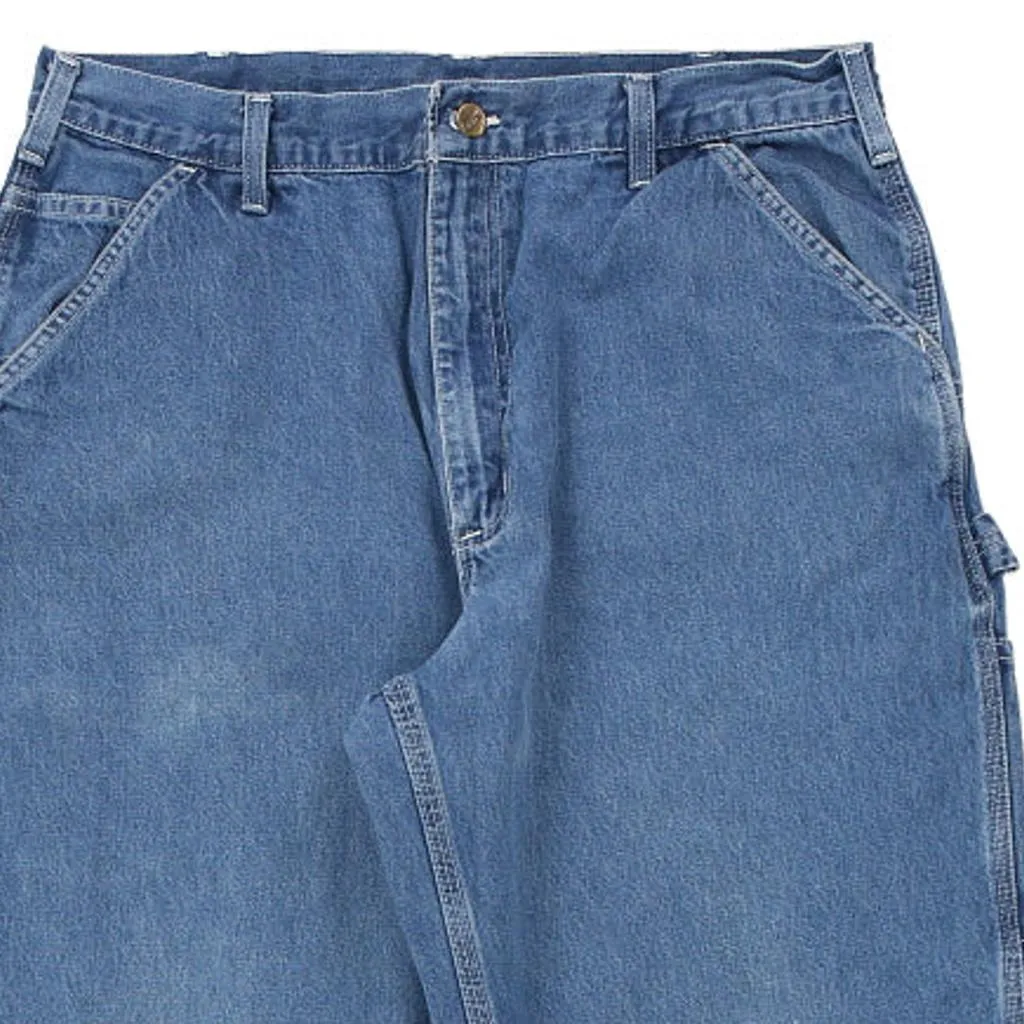 Carhartt Carpenter Trousers - 36W 32L Blue Cotton