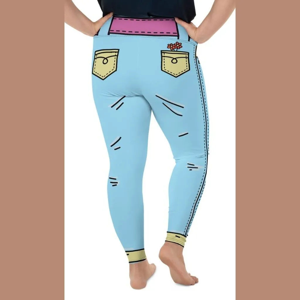 Cartoonized Plus Size Leggings