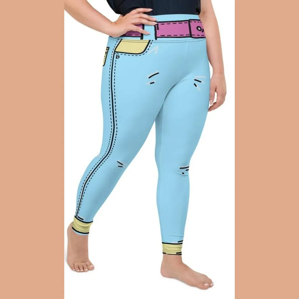 Cartoonized Plus Size Leggings