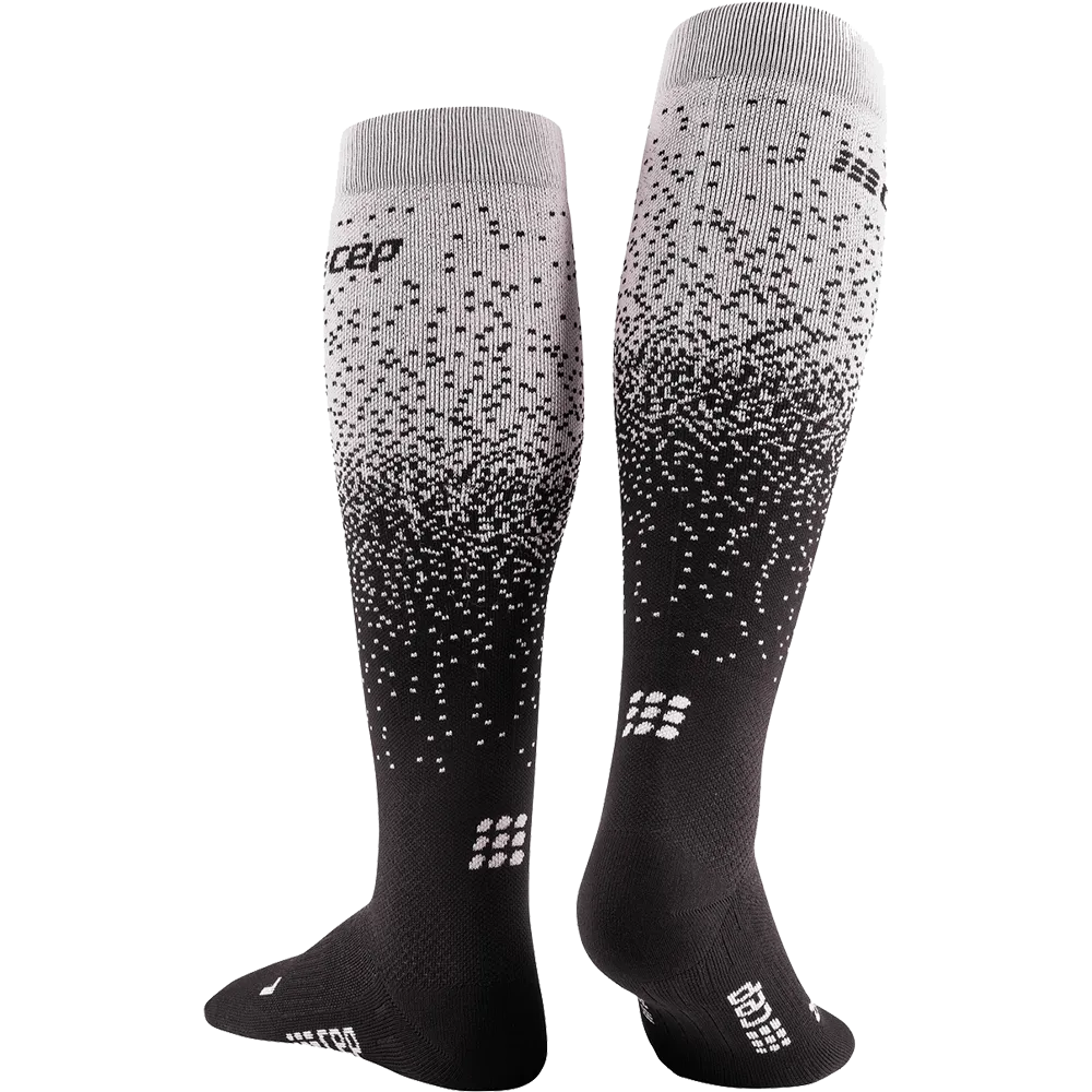 CEP - Snowfall Compression Ski Socks Men black