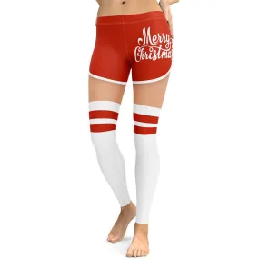 Christmas Shorts Leggings