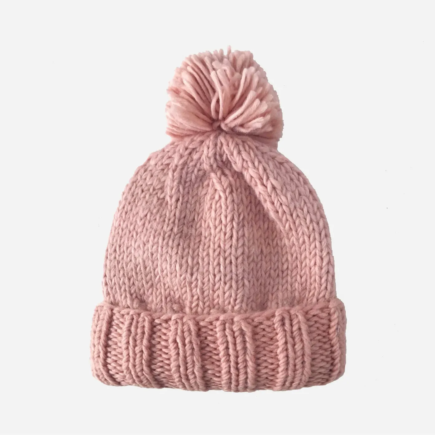 CLASSIC POM POM HAT - ROSE