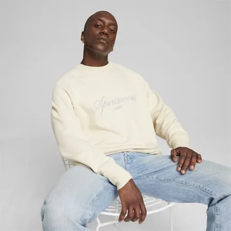 CLASSICS+ Men's Sweatshirt | Alpine Snow | PUMA SHOP ALL PUMA | PUMA 