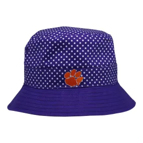 Clemson Pin Dot Bucket Hat