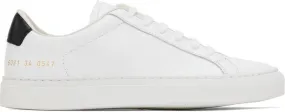 Common Projects White Retro Low Sneakers