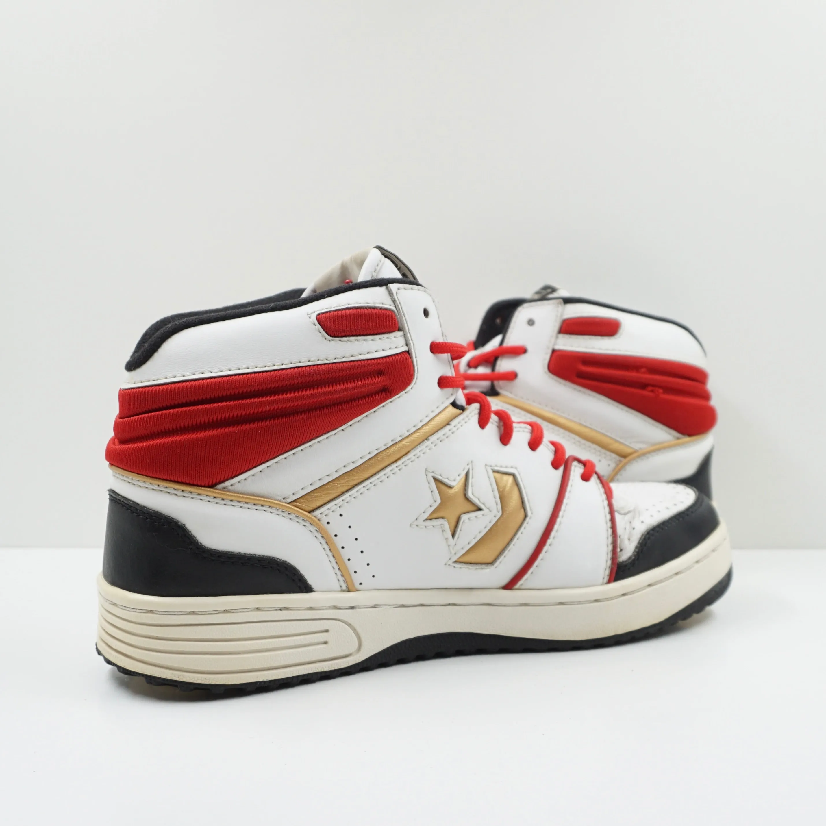 Converse Vintage High Top Gold Red