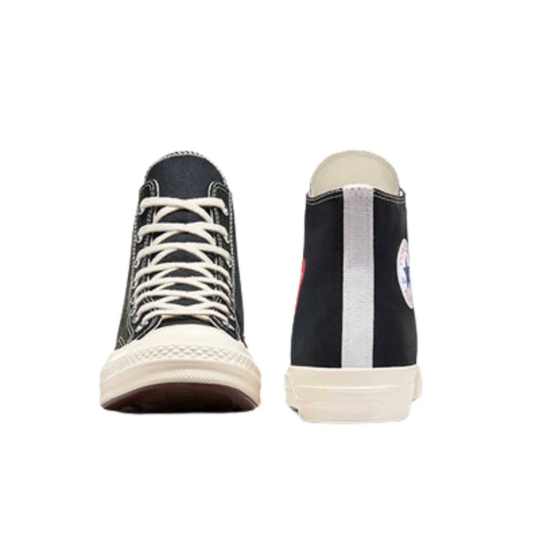 Converse x CDG* Play Single Heart Chuck 70 High Top - Black/Red/Egret