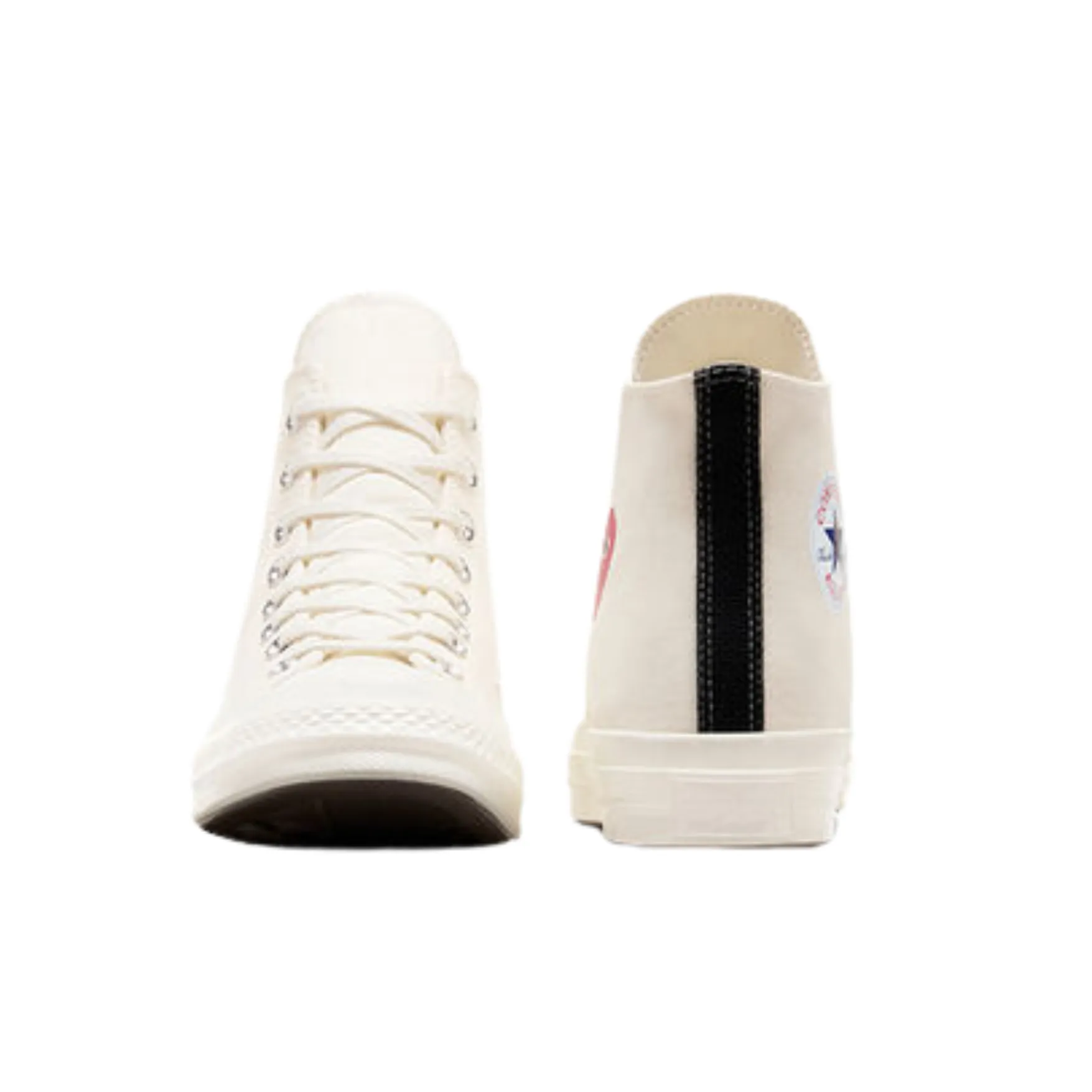 Converse x CDG* Play Single Heart Chuck 70 High Top - Milk/Red/Black