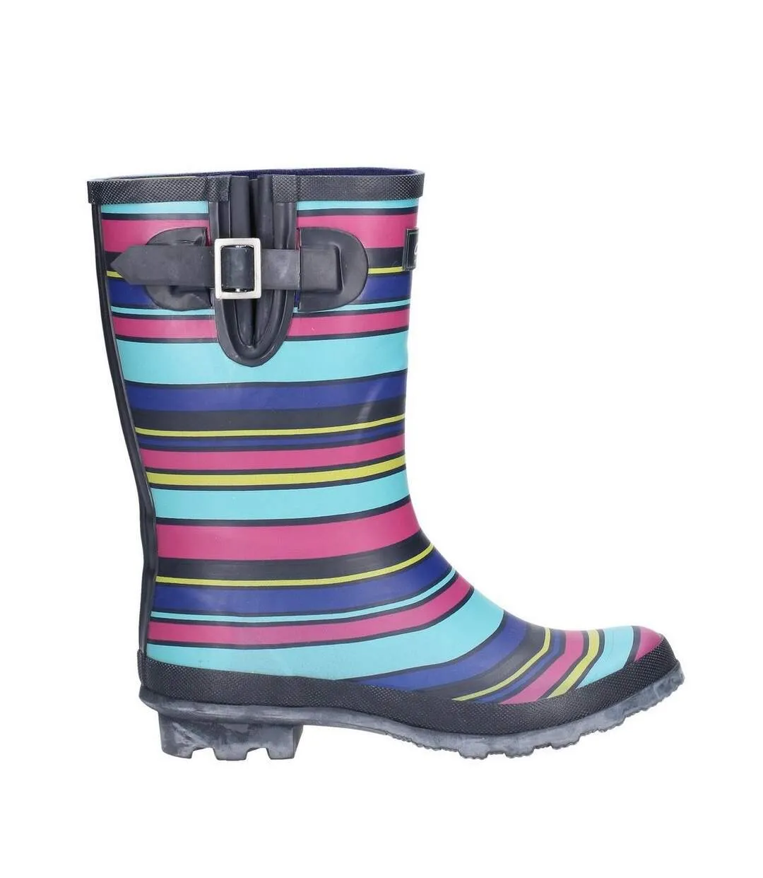 Cotswold Womens/Ladies Paxford Elasticated Mid Calf Wellington Boot (Multicolour/Stripe) - UTFS6025