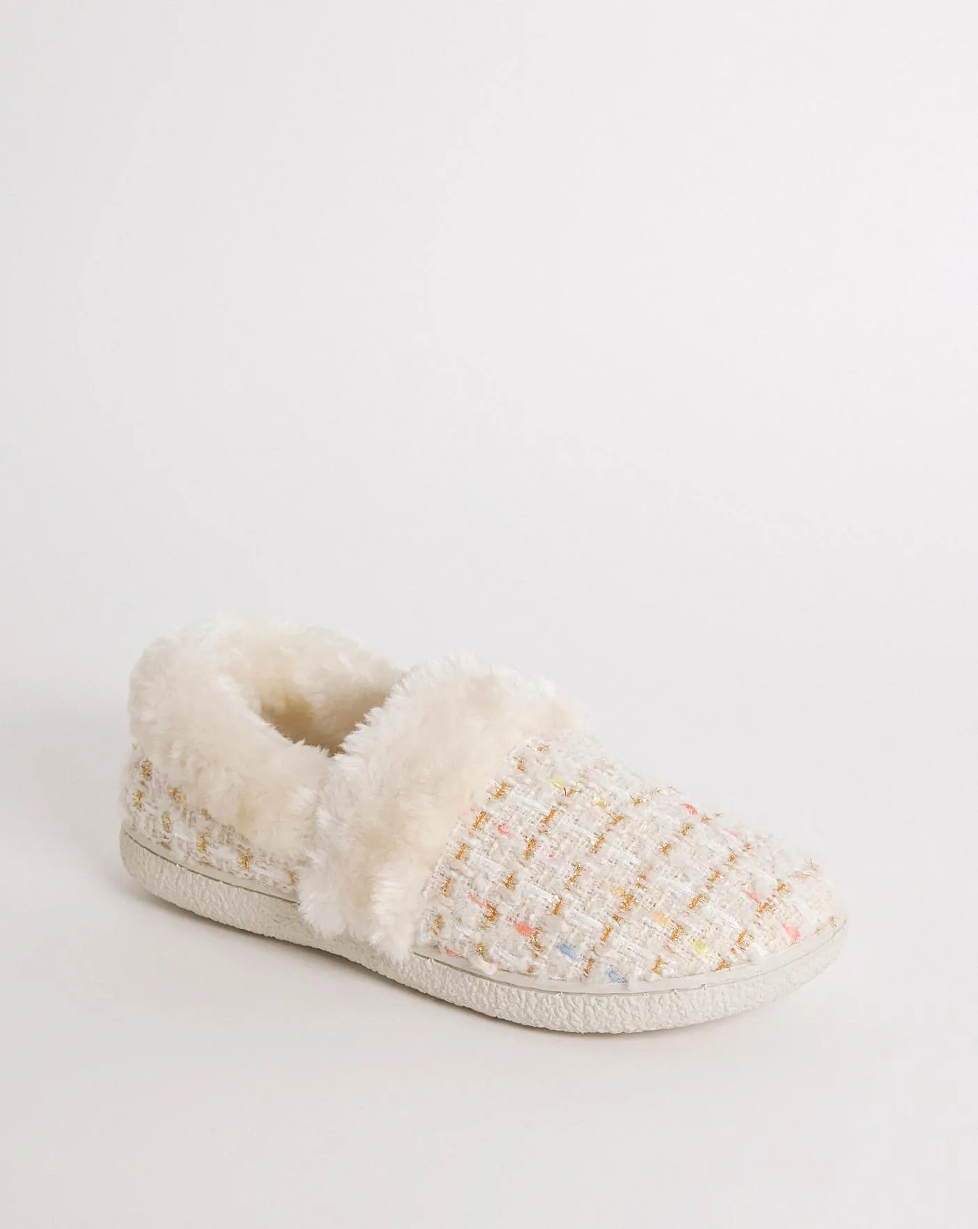 Cushion Walk Boucle Slipper EEE Fit