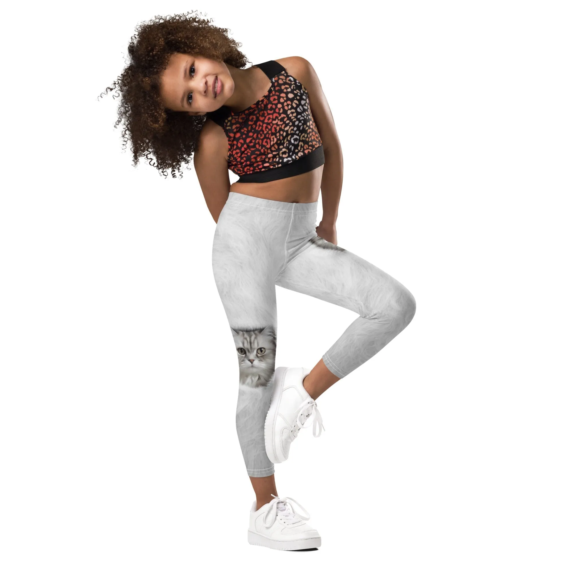 Cute Cozy Cat Kid's Leggings