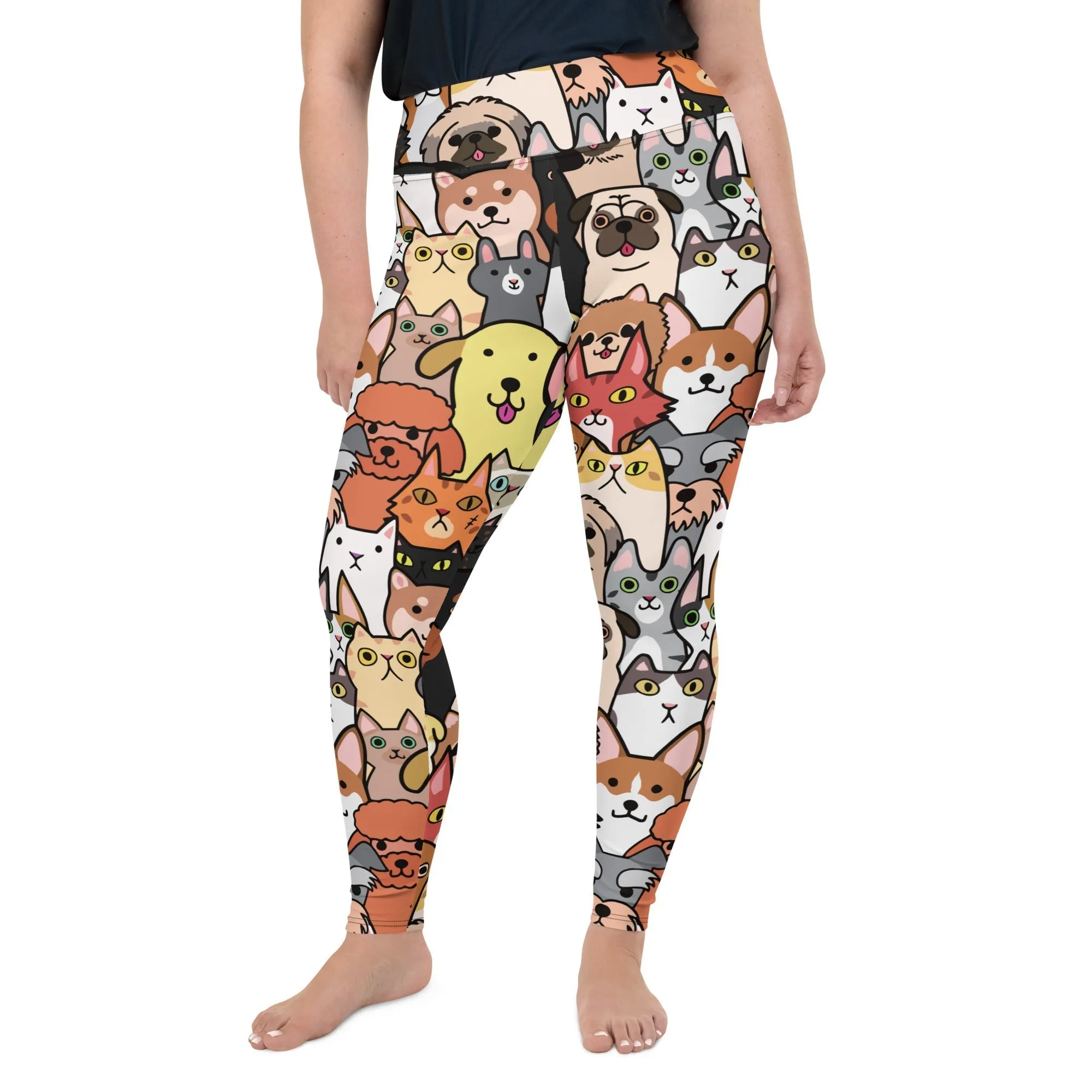 Cuteness Overload Plus Size Leggings