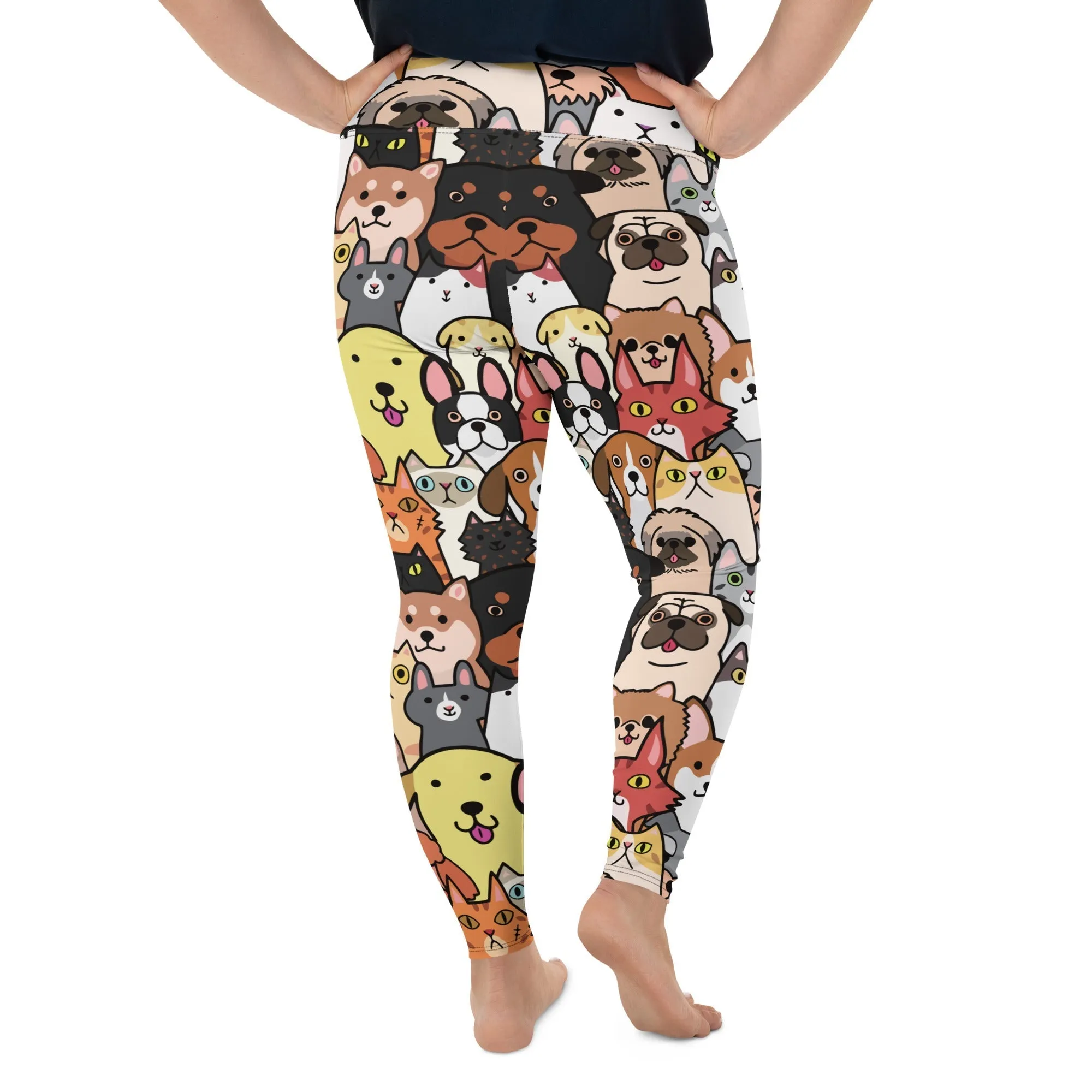 Cuteness Overload Plus Size Leggings