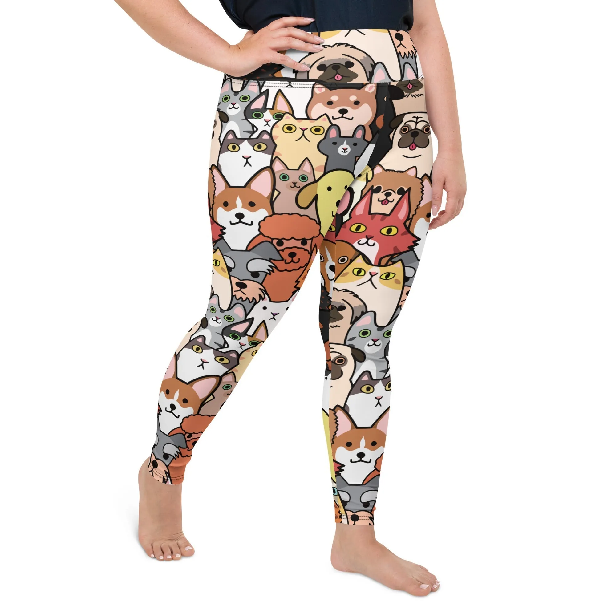 Cuteness Overload Plus Size Leggings