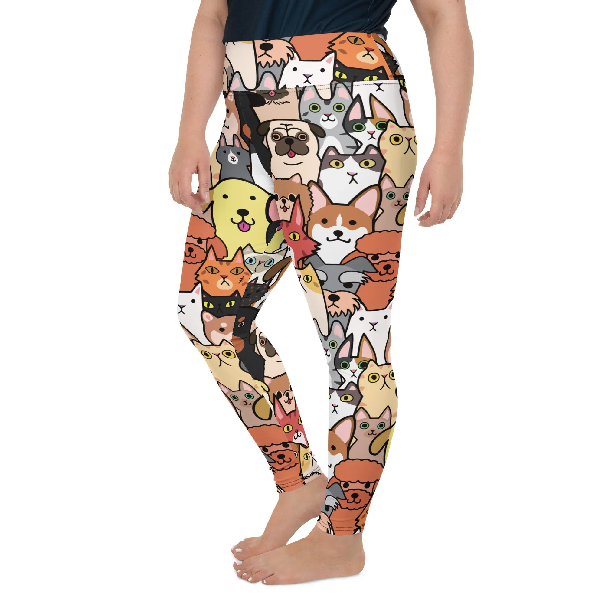 Cuteness Overload Plus Size Leggings